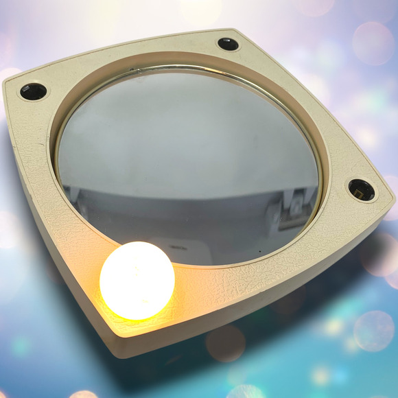 Vintage 1969 Pretty-Lite Two Sided Lighted Makeup Mirror Original Box Tested - Picture 7 of 15